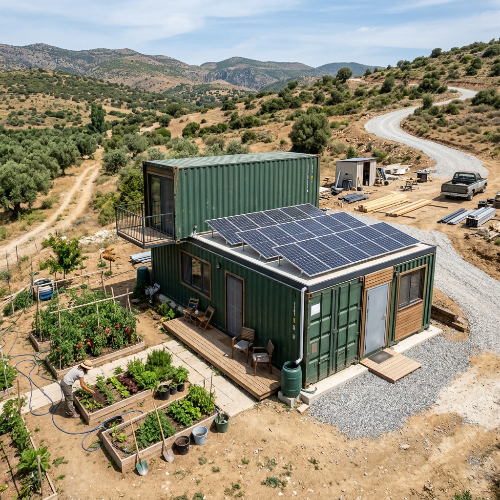 Konteyner ev güneş enerji sistemi kurulumu